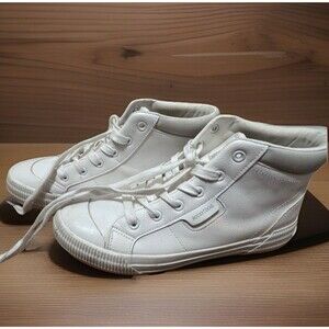 Rocket Dog Women’s Cheery Hi Comfort Plush Foam Hi-Top SneakerWhite Womens 9.5